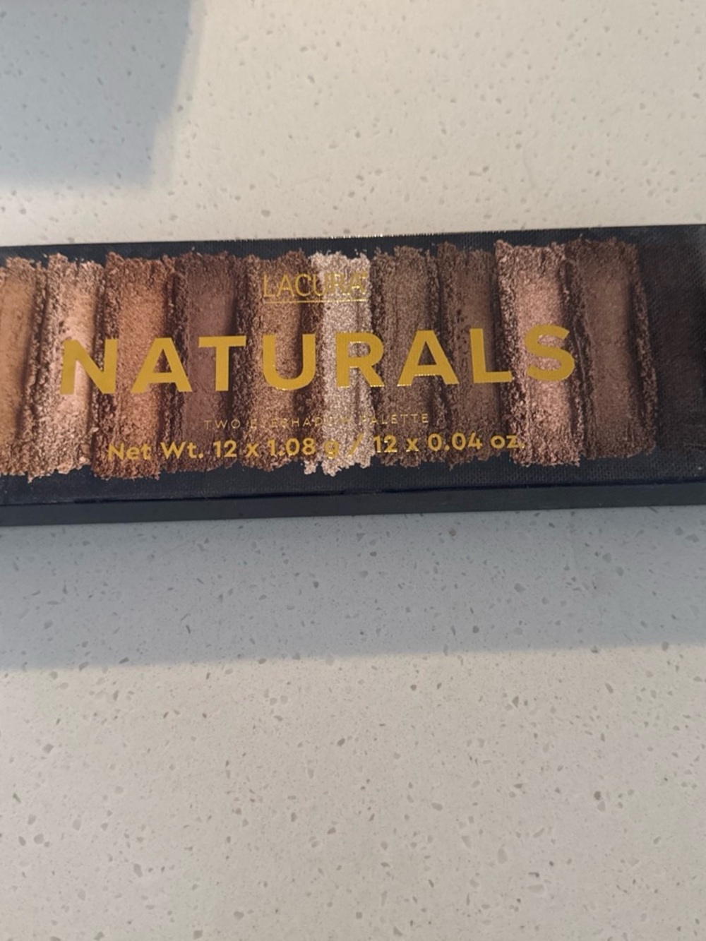 L.A. Colors Naturals Eyeshadow Palette — Warm Brown & Champagne Shades